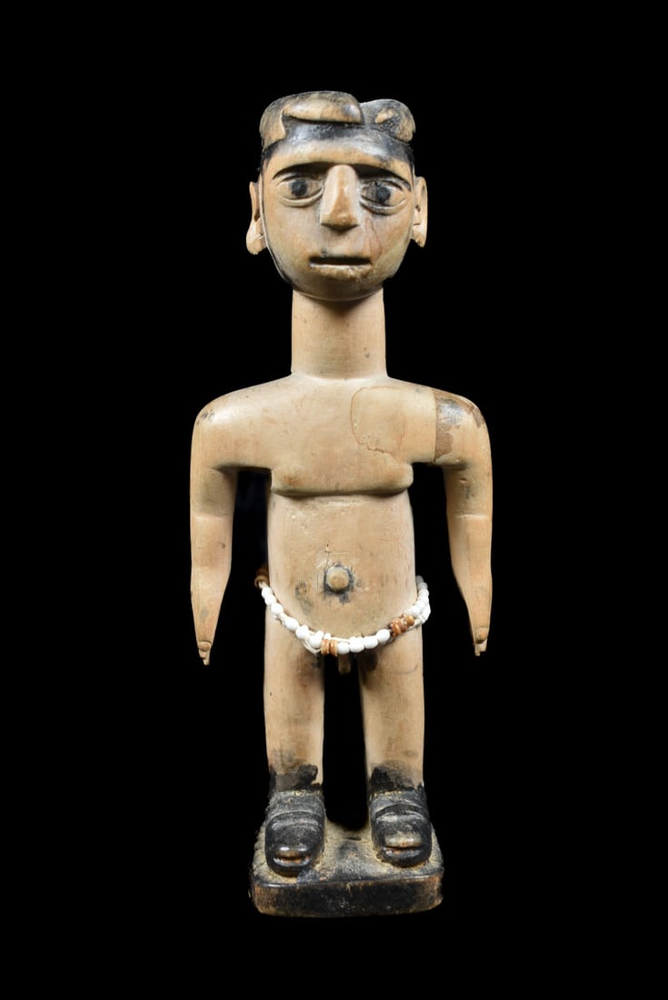 Venavi figure – Wood, Beads – Ewe – Togo - 5