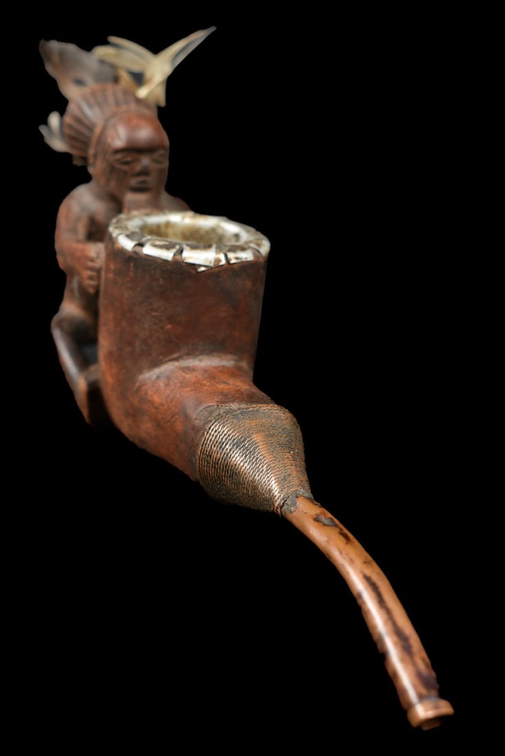Ceremonial Pipe – Wood – Teke – Congo - 4