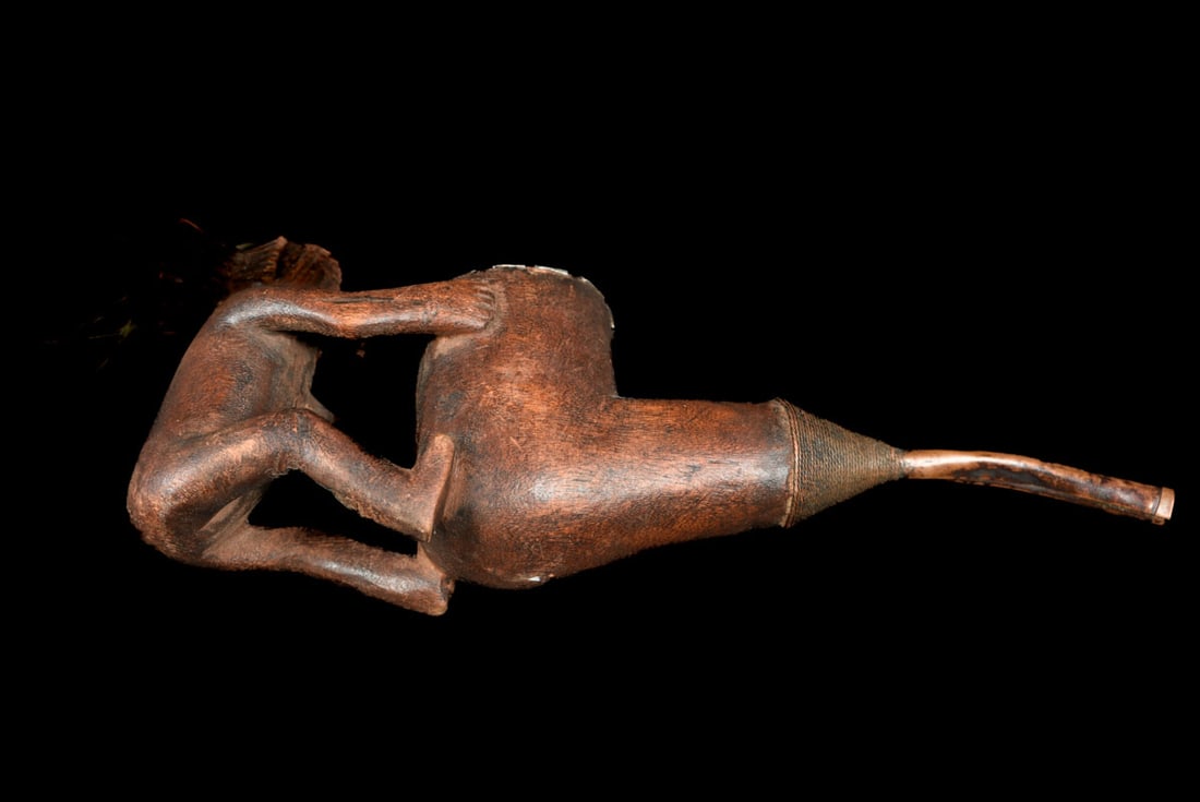 Ceremonial Pipe – Wood – Teke – Congo - 7