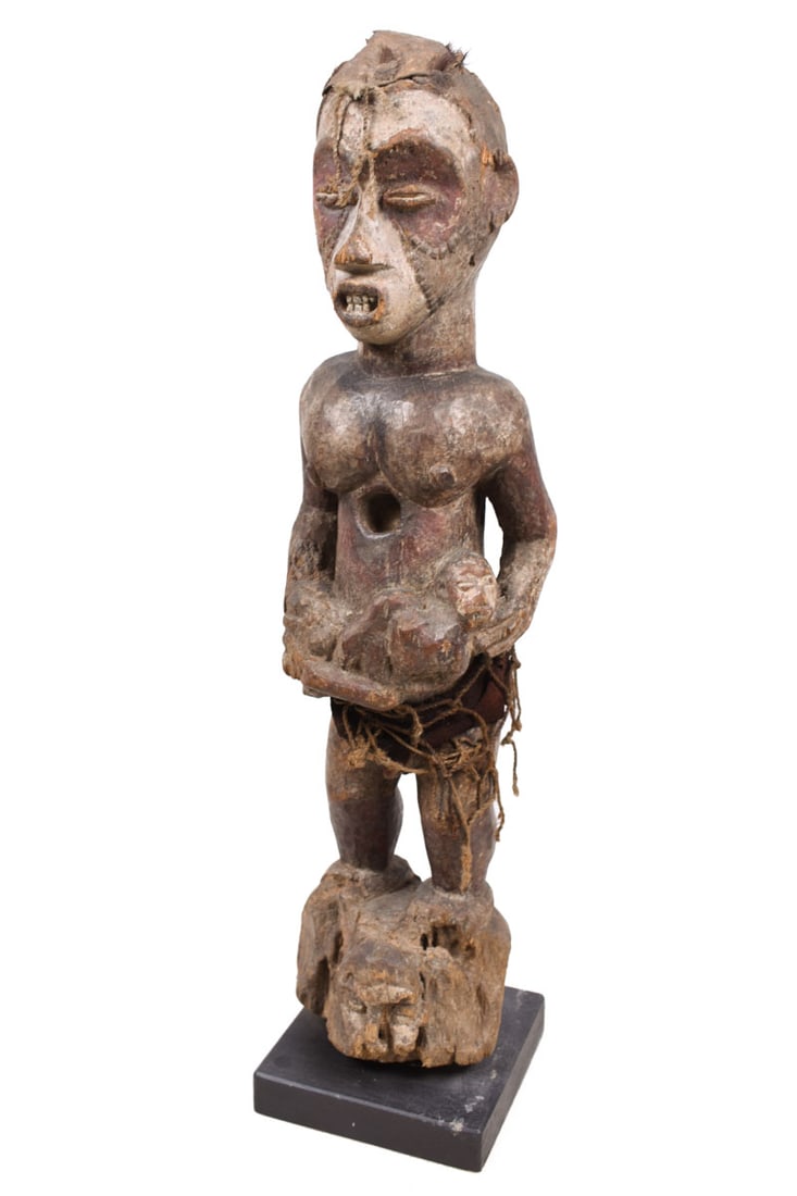 Maternity figure – Wood – Yombe – Congo - 6