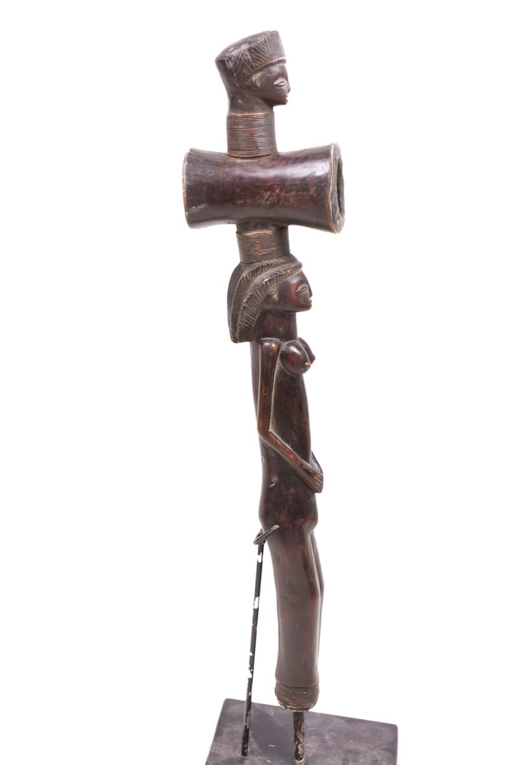 Ceremonial Pipe – Wood – Chokwe – Congo - 3
