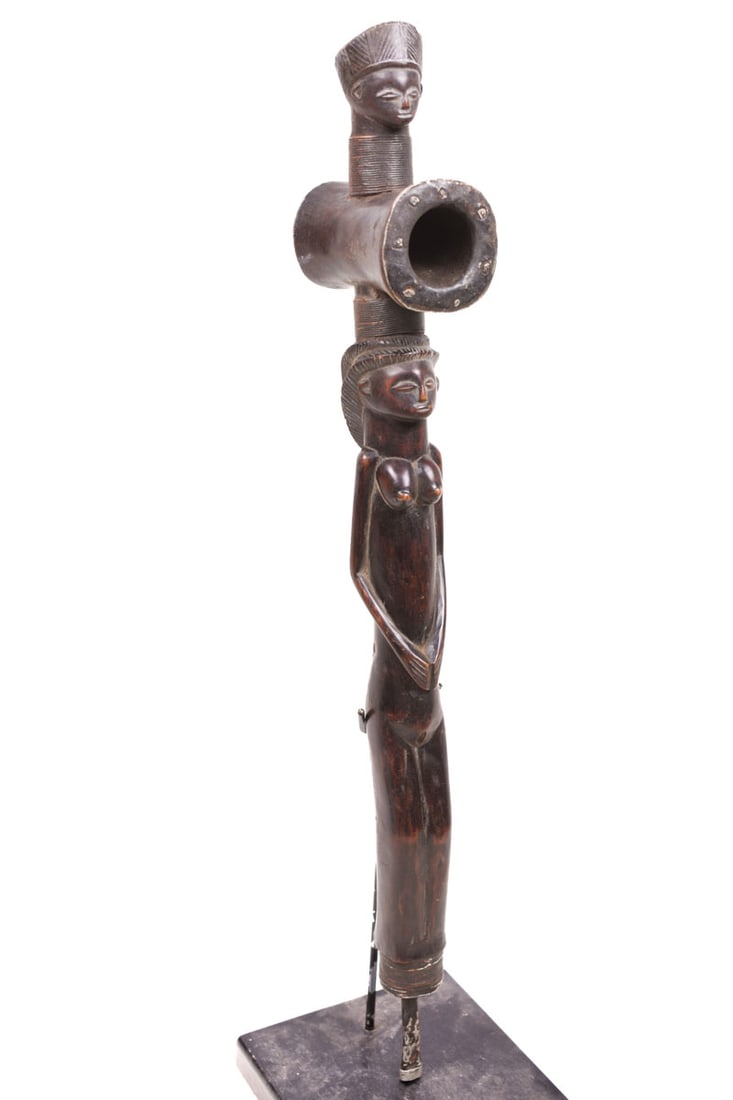 Ceremonial Pipe – Wood – Chokwe – Congo - 4