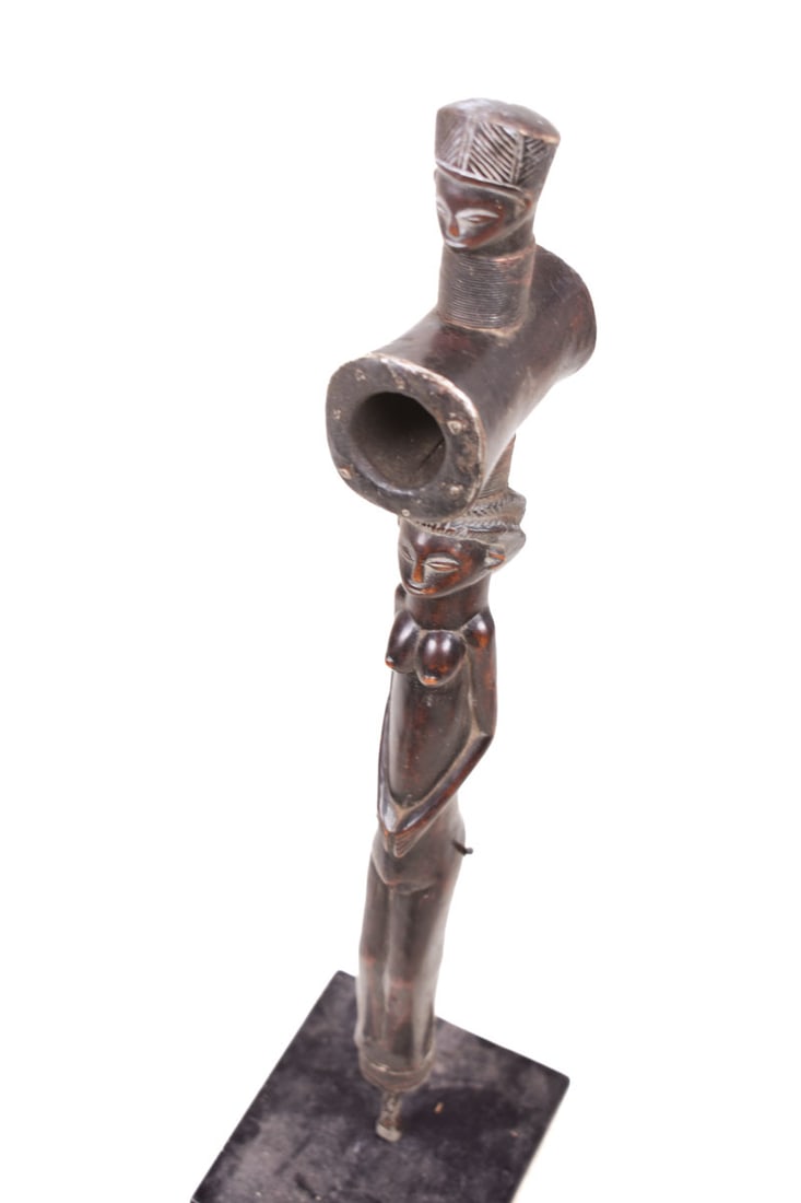 Ceremonial Pipe – Wood – Chokwe – Congo - 5