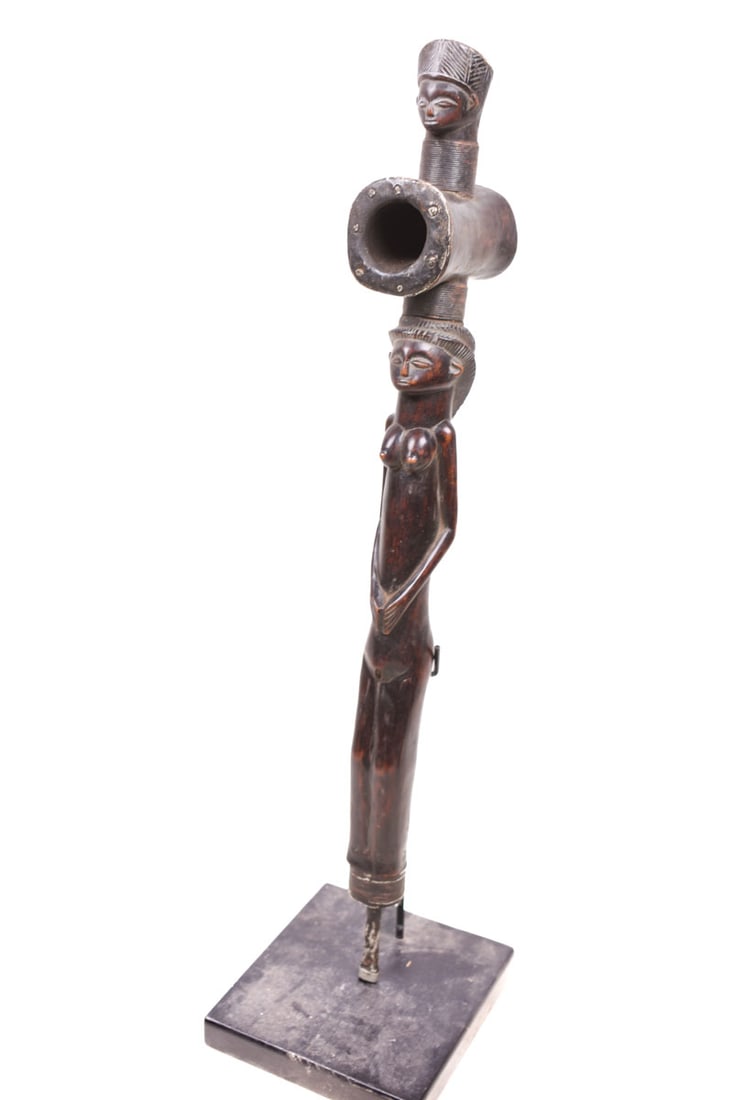 Ceremonial Pipe – Wood – Chokwe – Congo - 6