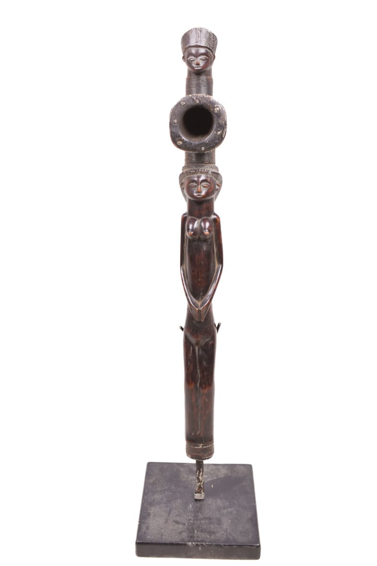 Ceremonial Pipe – Wood – Chokwe – Congo - 7