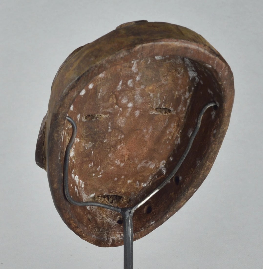 African Art beautiful wooden Ngbaka Mask Congo Drc - 5