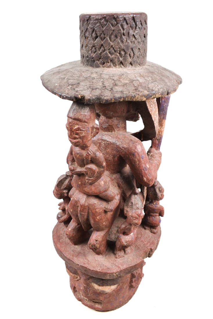 Epa Headdress – Wood – Yoruba – Nigeria - 5