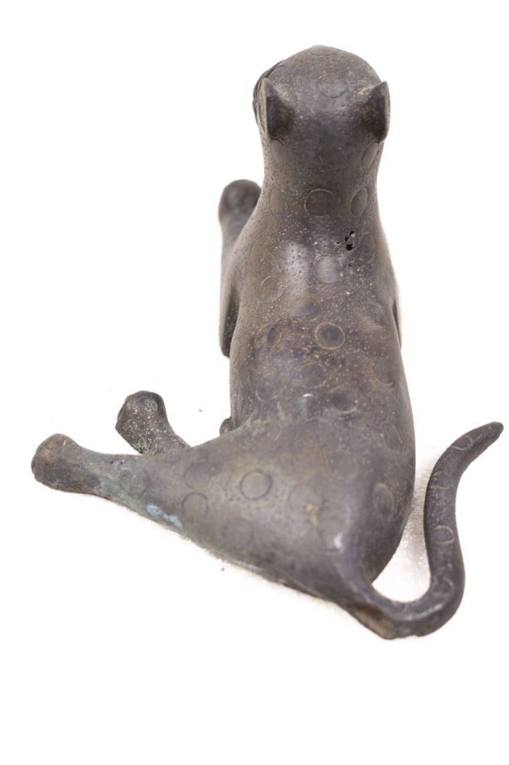 Leopard Figure – Bronze – Edo – Benin - 4