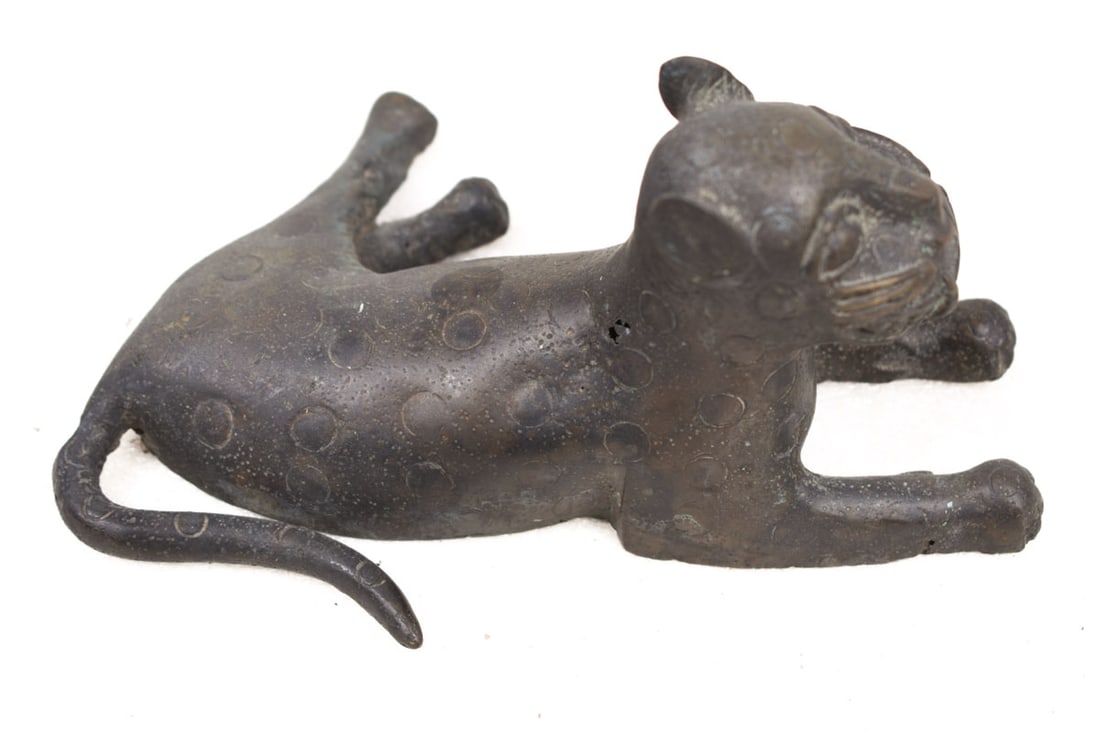 Leopard Figure – Bronze – Edo – Benin - 5