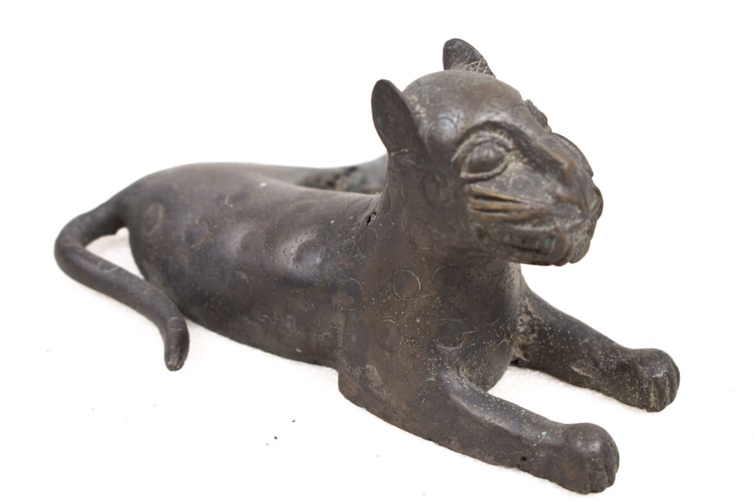 Leopard Figure – Bronze – Edo – Benin - 6