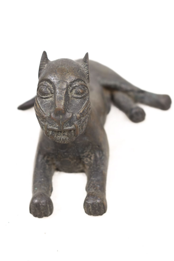 Leopard Figure – Bronze – Edo – Benin - 7