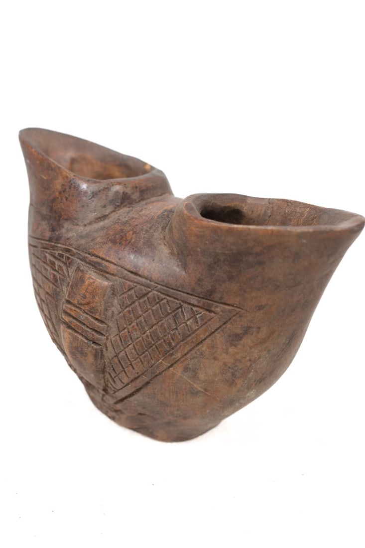Ceremonial cup – Wood – Suku / Yaka – DR Congo - 2