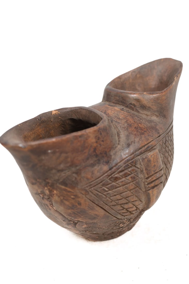 Ceremonial cup – Wood – Suku / Yaka – DR Congo - 3