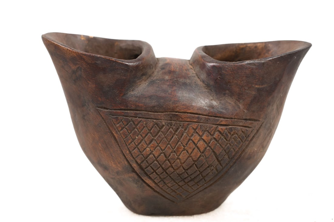 Ceremonial cup – Wood – Suku / Yaka – DR Congo - 5