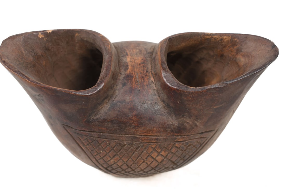 Ceremonial cup – Wood – Suku / Yaka – DR Congo - 7