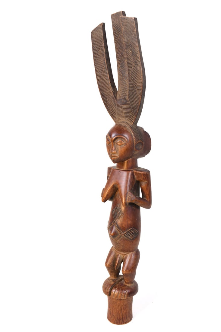 Ceremonial Bow stand – Wood – Luba – Congo DRC - 2