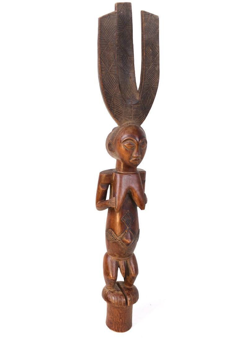 Ceremonial Bow stand – Wood – Luba – Congo DRC - 3