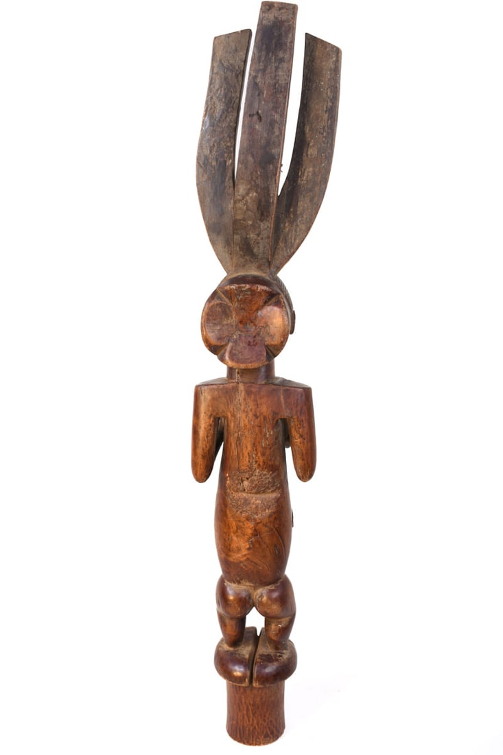 Ceremonial Bow stand – Wood – Luba – Congo DRC - 5