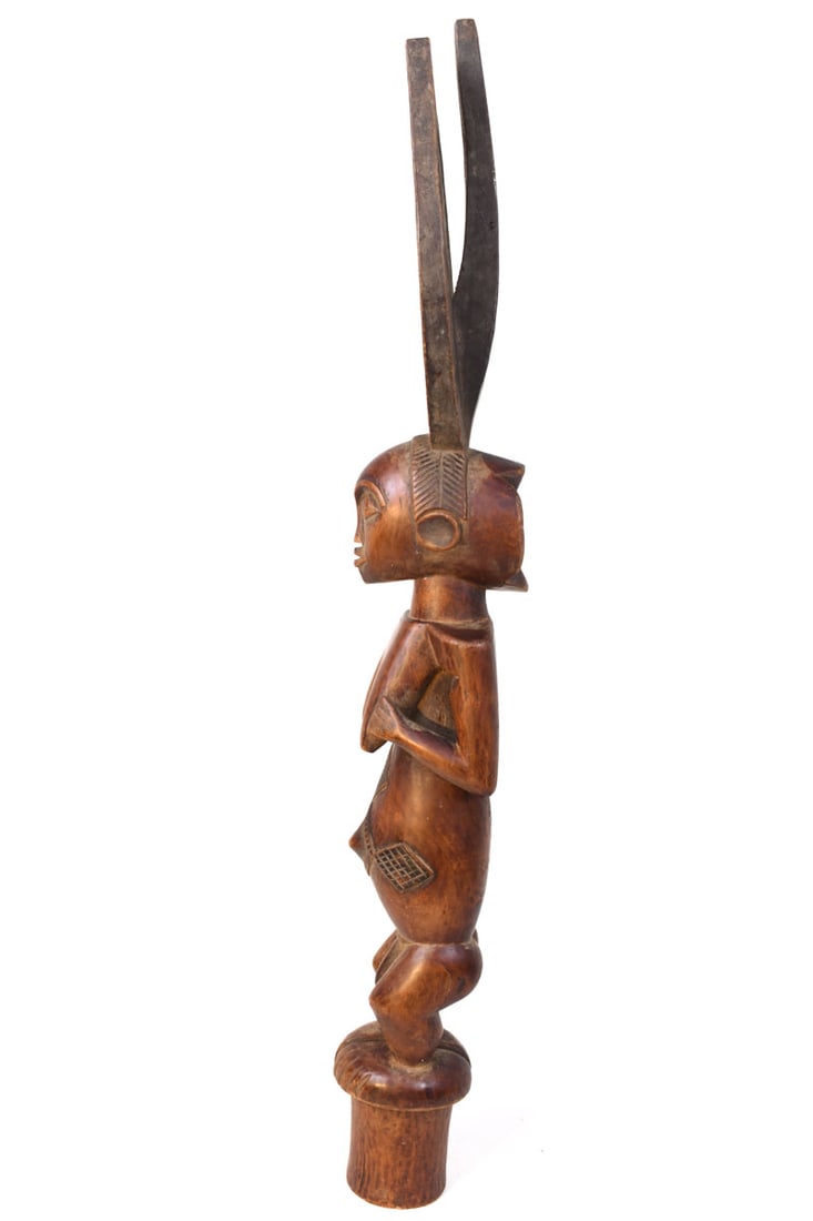 Ceremonial Bow stand – Wood – Luba – Congo DRC - 6