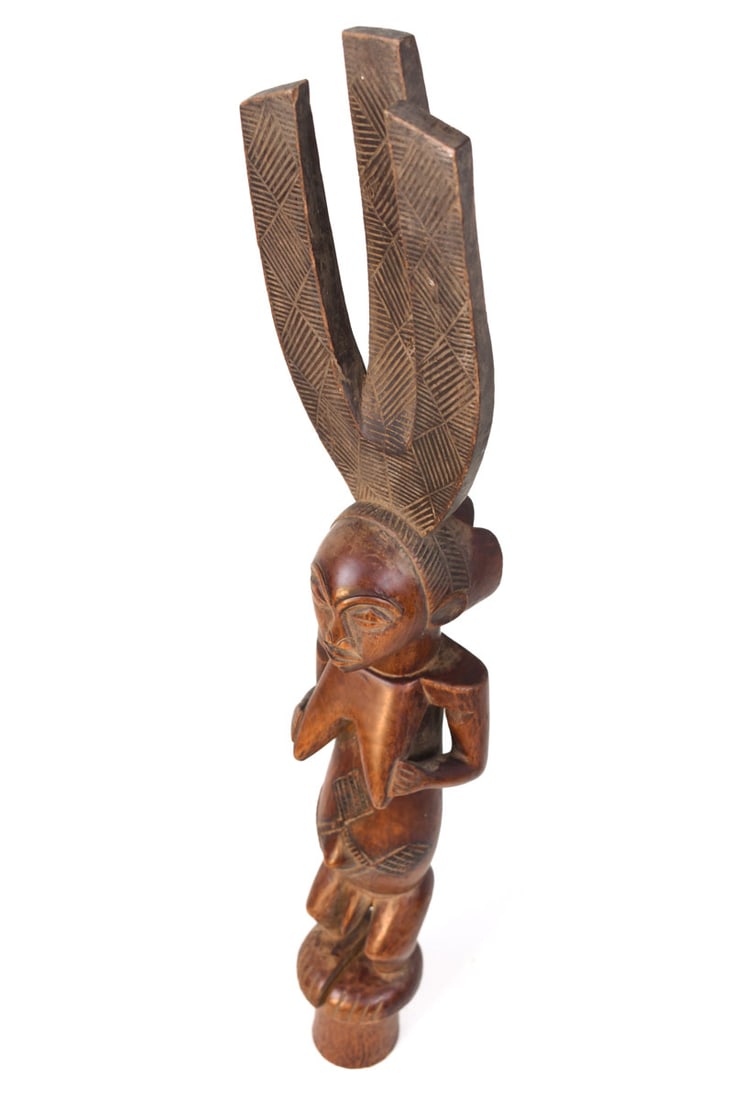 Ceremonial Bow stand – Wood – Luba – Congo DRC - 7
