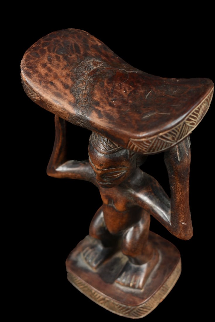 Neck rest – Wood – Luba – Congo DRC - 7