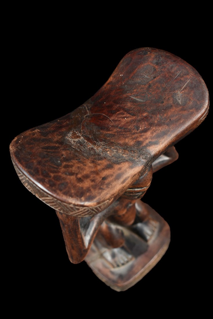 Neck rest – Wood – Luba – Congo DRC - 8