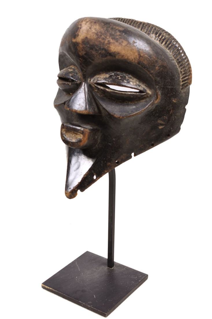 Face Mask – Wood – Mbagani – Congo - 2