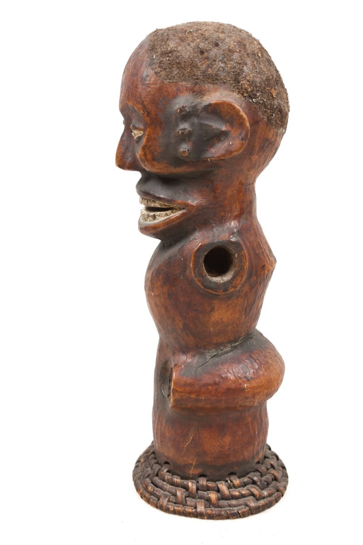 Figure – Wood, Antelope skin – Ejagham – Ekoi – Nigeria - 6