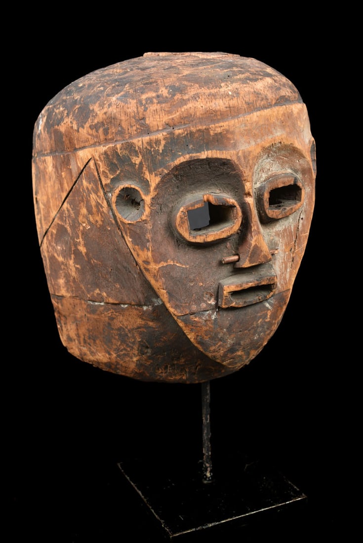 Anthropomorphic mask – Wood – Ngbaka- Ubangi, DR Congo - 4