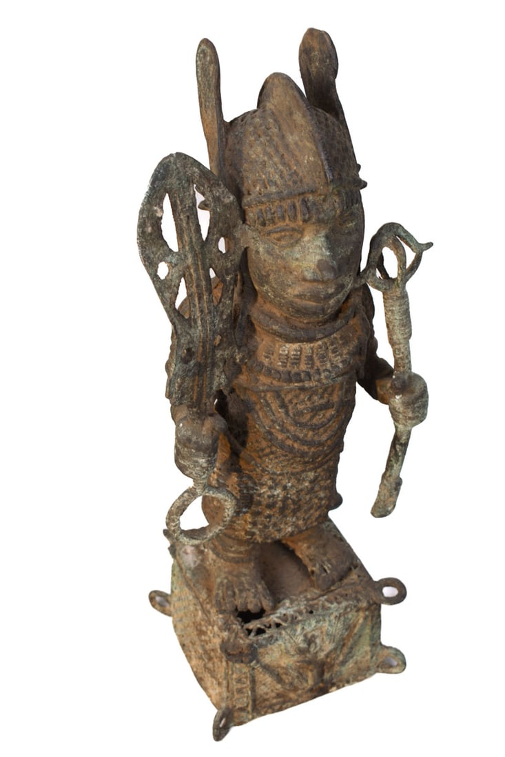Warrior Figure – Bronze – Edo – Benin - 3