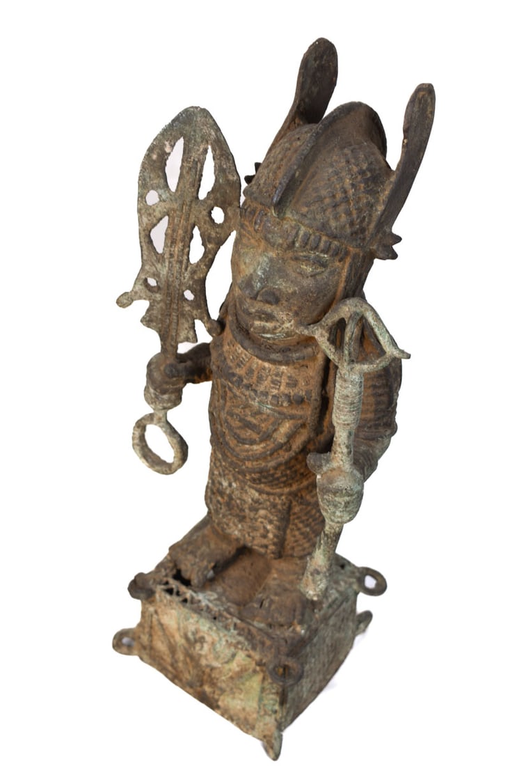 Warrior Figure – Bronze – Edo – Benin - 8