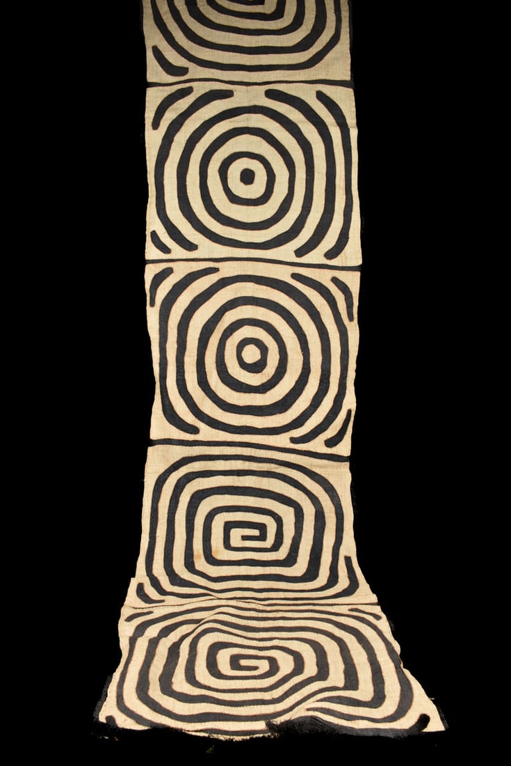 Textile – Cloth – Shoowa-Kuba – DR Congo 380 cm - 4
