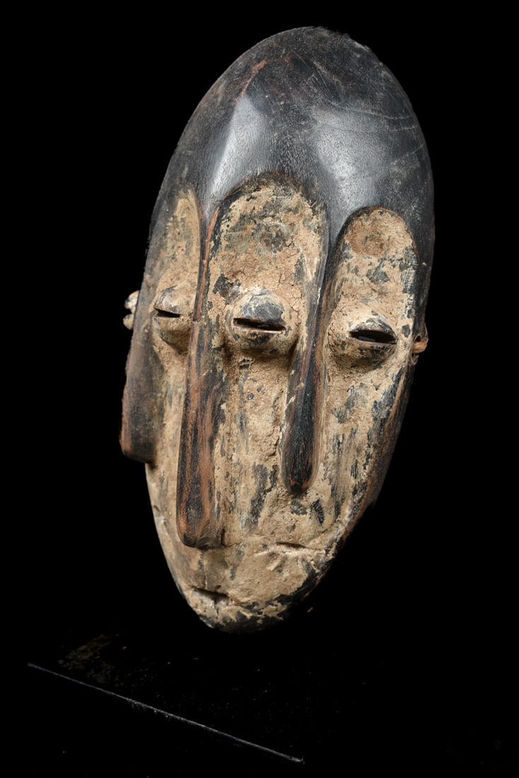 Triple face mask – Lengola – Wood – Congo - 2