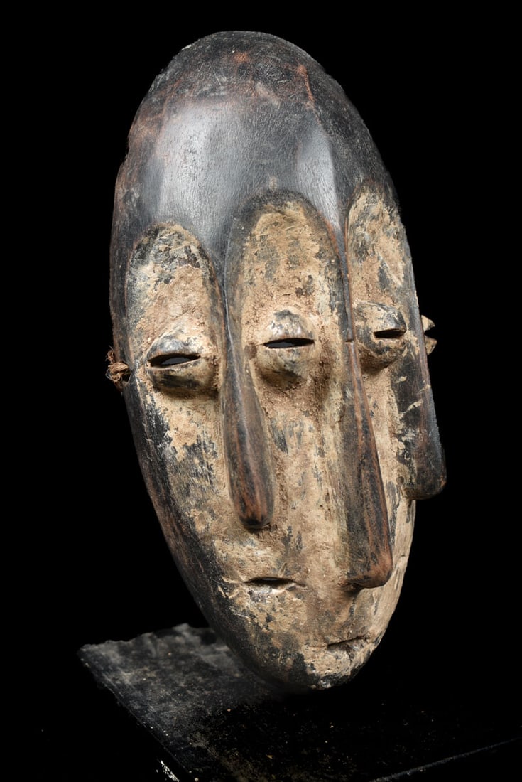 Triple face mask – Lengola – Wood – Congo - 5