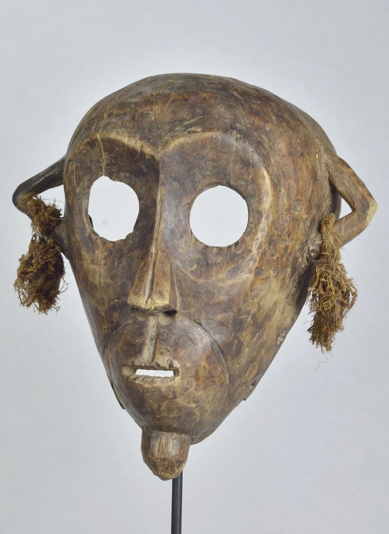African Art Beautiful anthropomorphic probably mask Kumu ? - 2