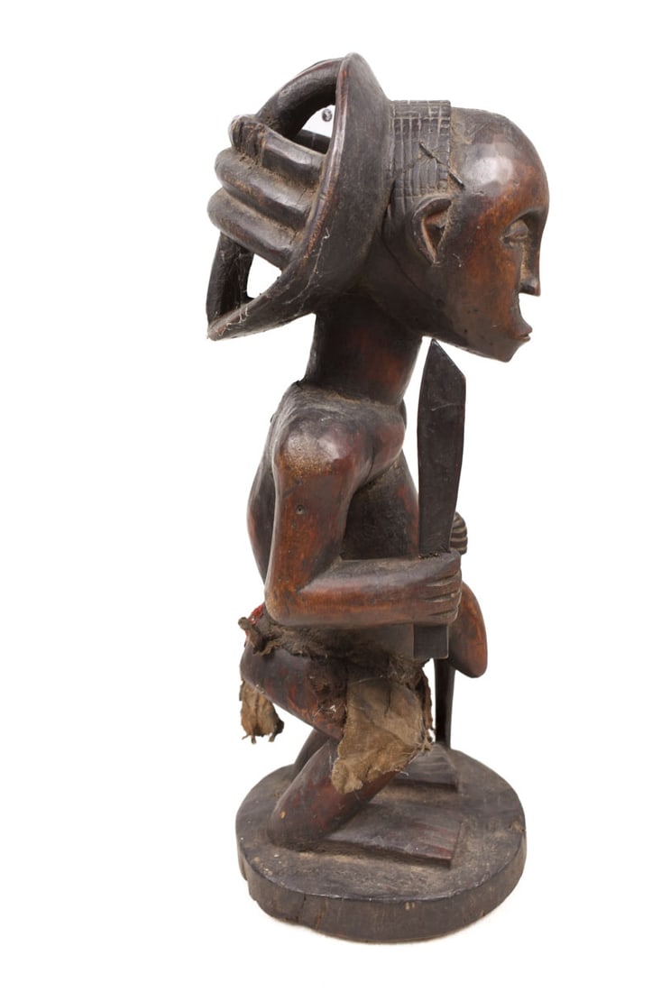 Ancestor figure – Wood – Luba – DR Congo - 4