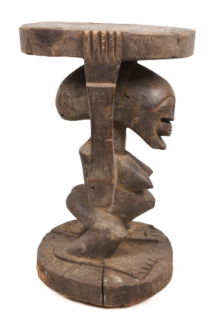 Stool – Wood – Songye – DR Congo - 4
