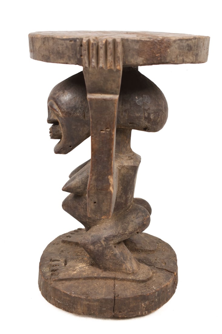 Stool – Wood – Songye – DR Congo - 6