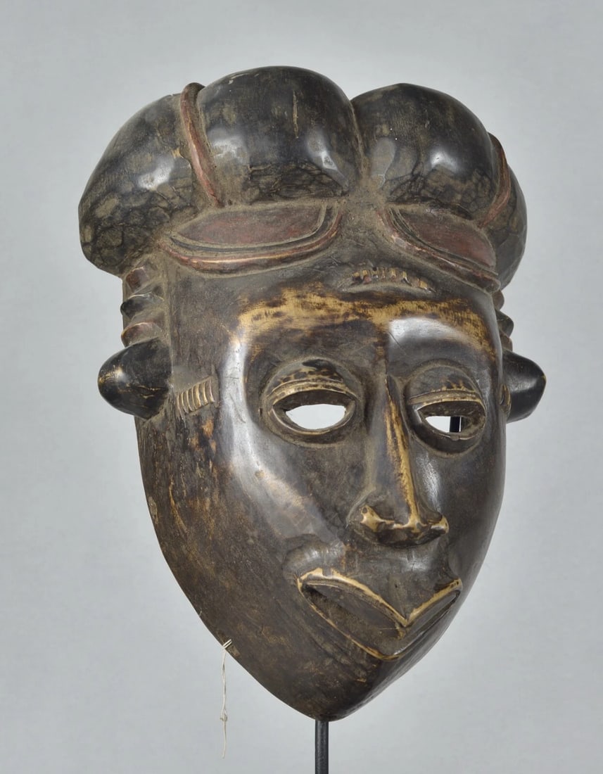 African Art Cameroon or Nigeria Large wooden Mask - 10