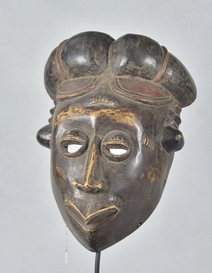 African Art Cameroon or Nigeria Large wooden Mask - 3