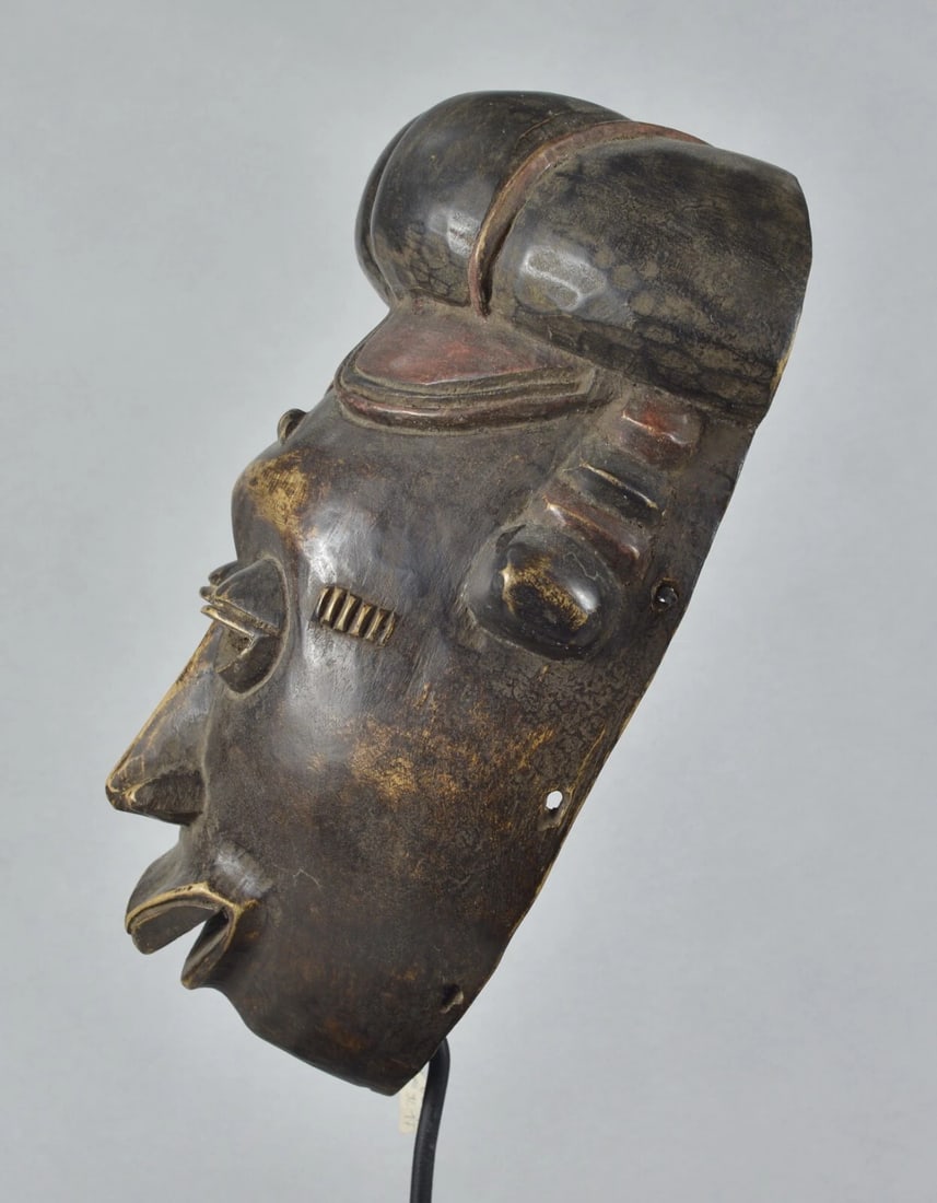 African Art Cameroon or Nigeria Large wooden Mask - 6