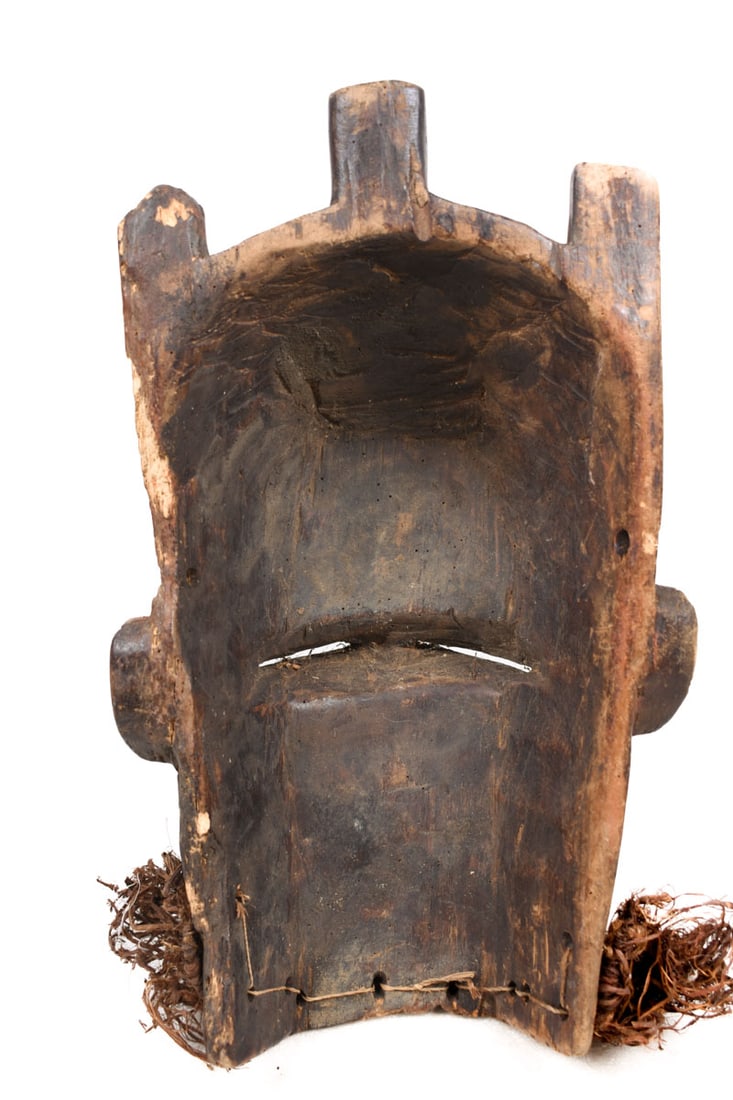 Mask – Wood, Raphia – Biombo – Kuba – DR Congo - 7