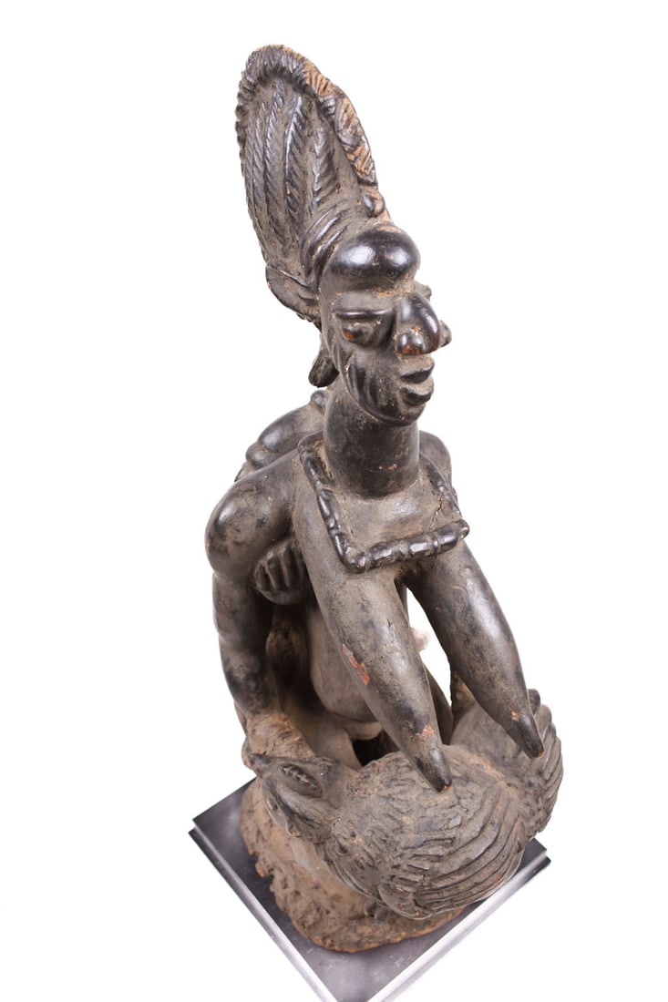Maternity figure – Wood – Yoruba – Nigeria - 6