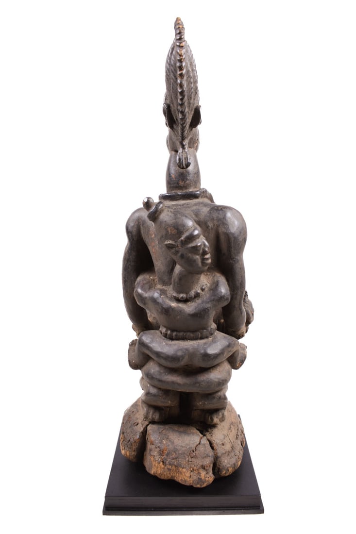 Maternity figure – Wood – Yoruba – Nigeria - 7