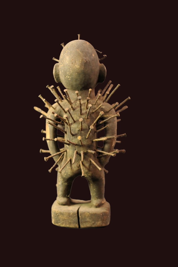 Nkisi Figure – Wood, Nails – Yombe – Congo - 10
