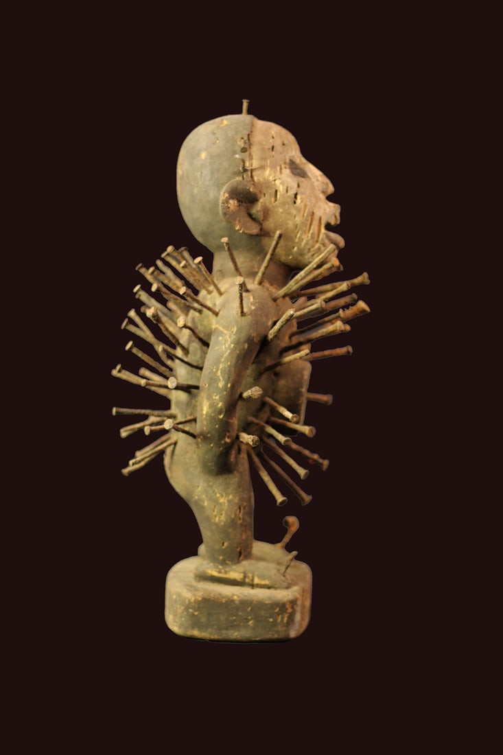 Nkisi Figure – Wood, Nails – Yombe – Congo - 2