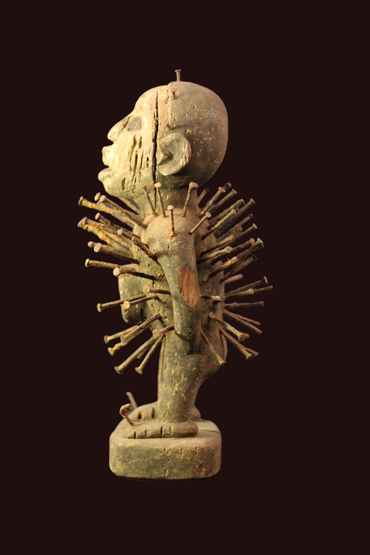 Nkisi Figure – Wood, Nails – Yombe – Congo - 3
