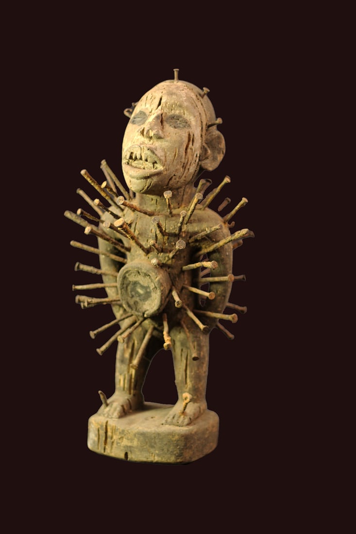 Nkisi Figure – Wood, Nails – Yombe – Congo - 6