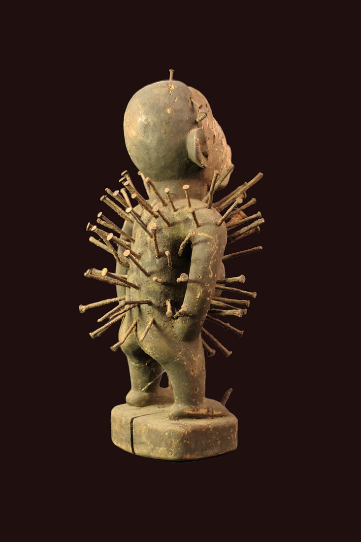 Nkisi Figure – Wood, Nails – Yombe – Congo - 7