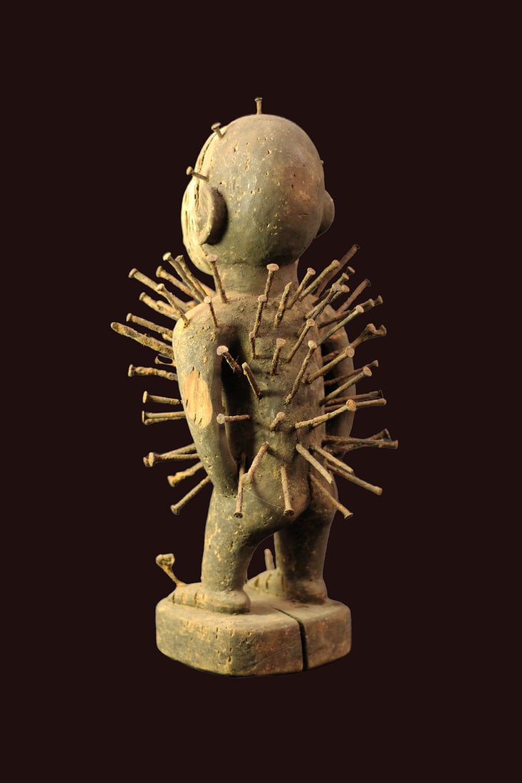 Nkisi Figure – Wood, Nails – Yombe – Congo - 8
